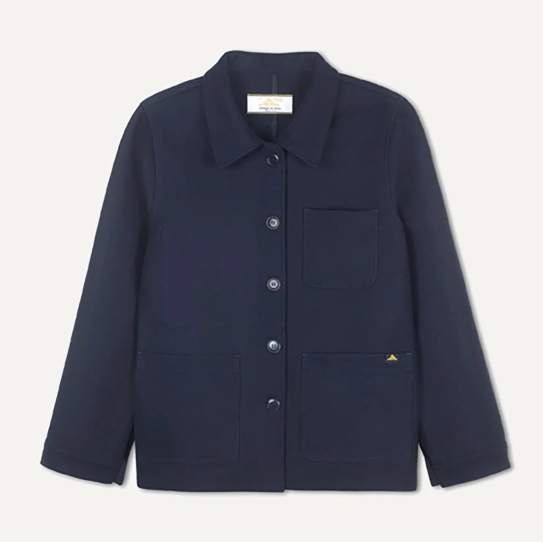 LE MONT ST MICHEL, WOOL WORK JACKET, NAVY – Maison Sud