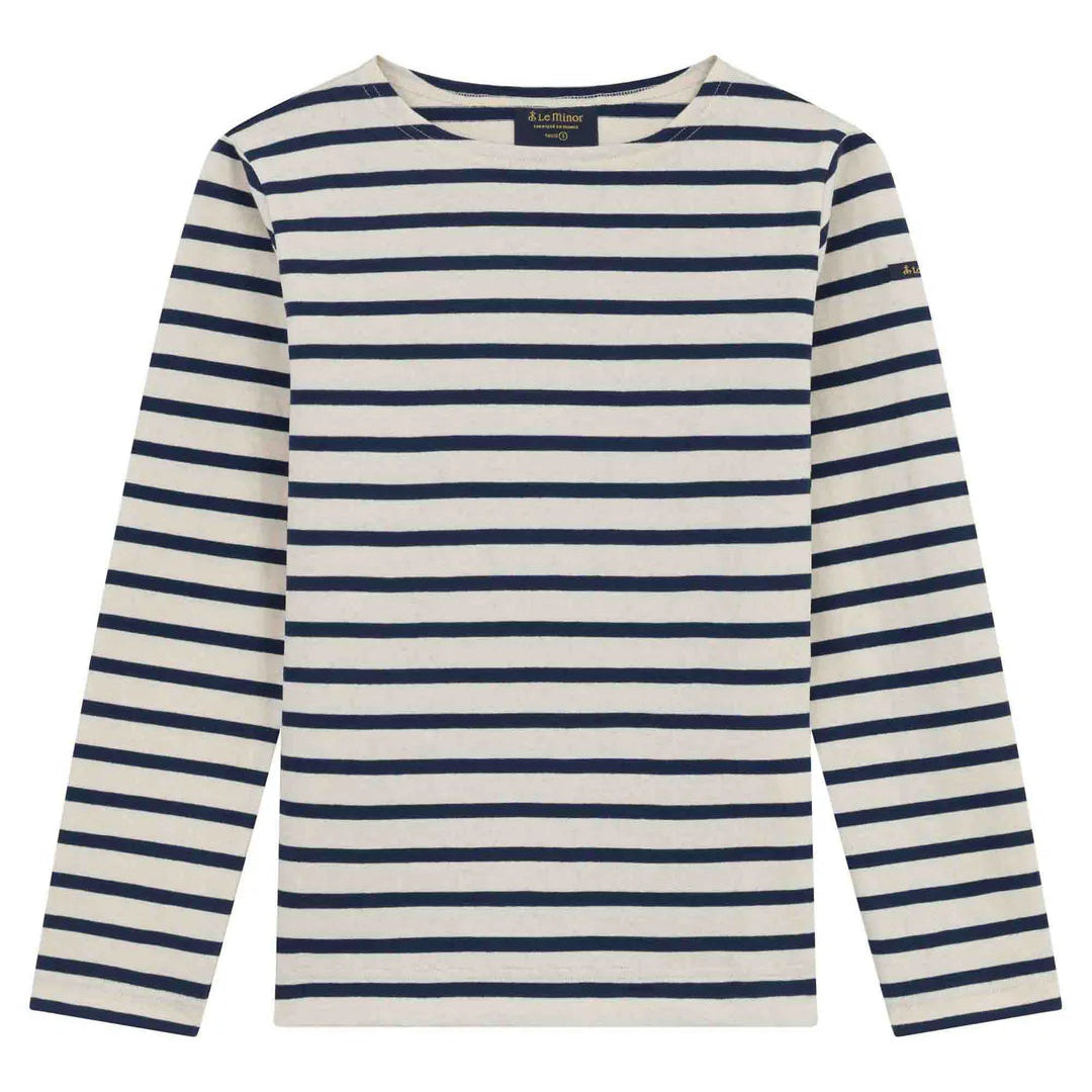 LE MINOR, MARINIÈRE, ECRU / NAVY, HOMME