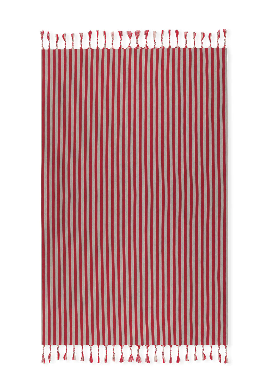 HAMAM TOWEL, MIZAR & CALOR, RED STRIPED