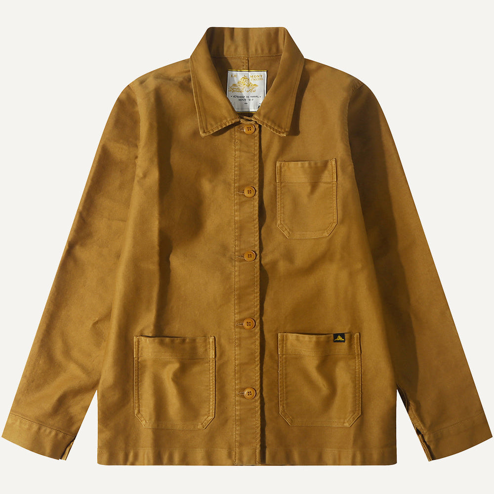 LE MONT ST MICHEL, GENUINE WORK JACKET, AMBER, MEN