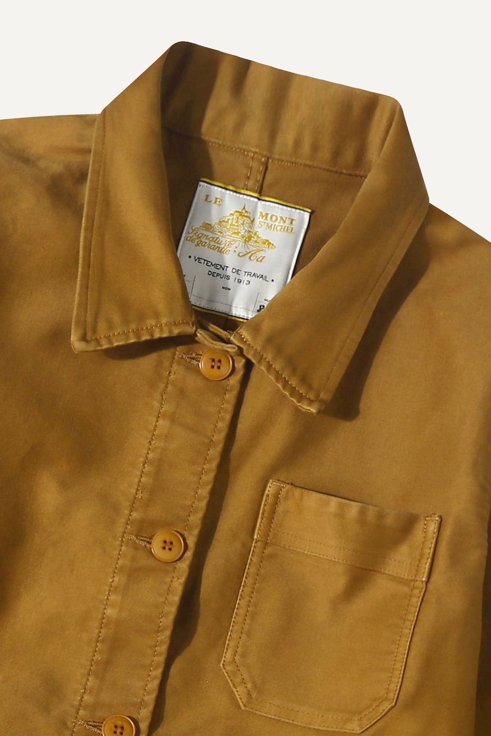 LE MONT ST MICHEL, GENUINE WORK JACKET, AMBER, MEN