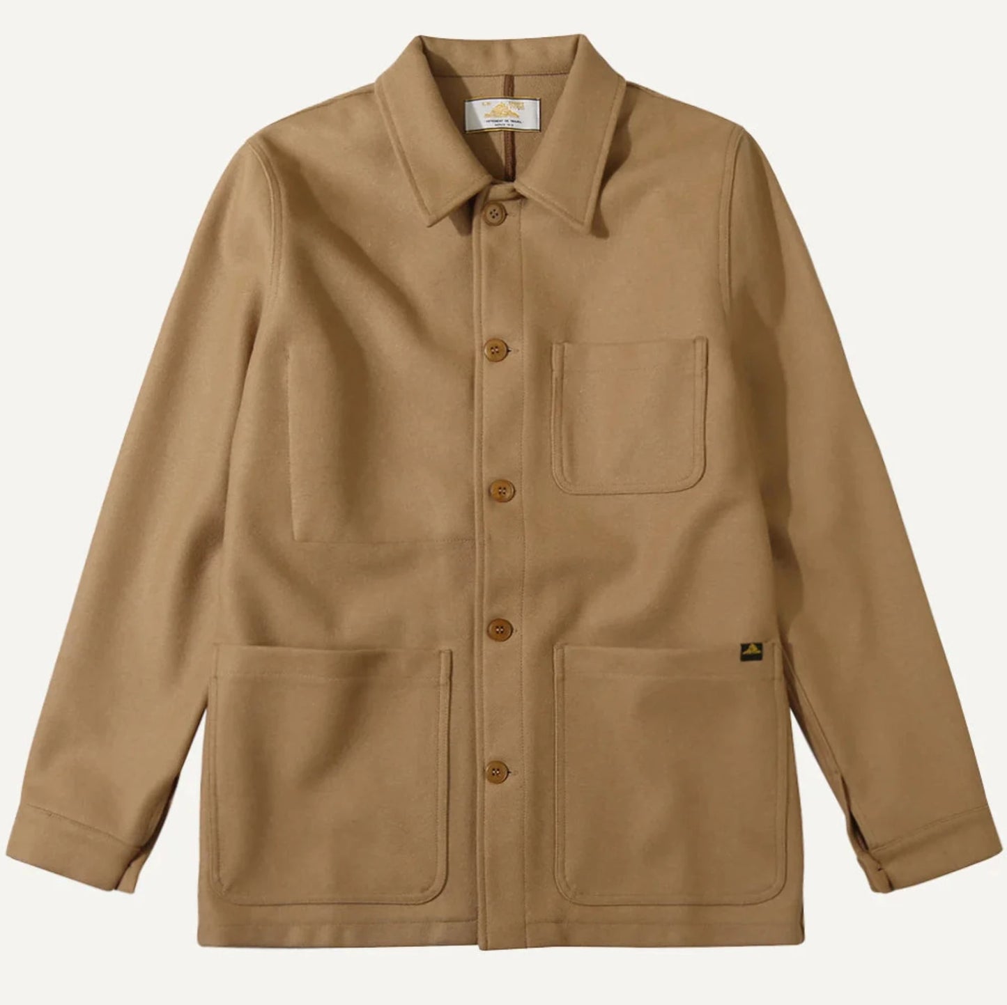 LE MONT ST MICHEL, WOOL WORK JACKET, CAMEL