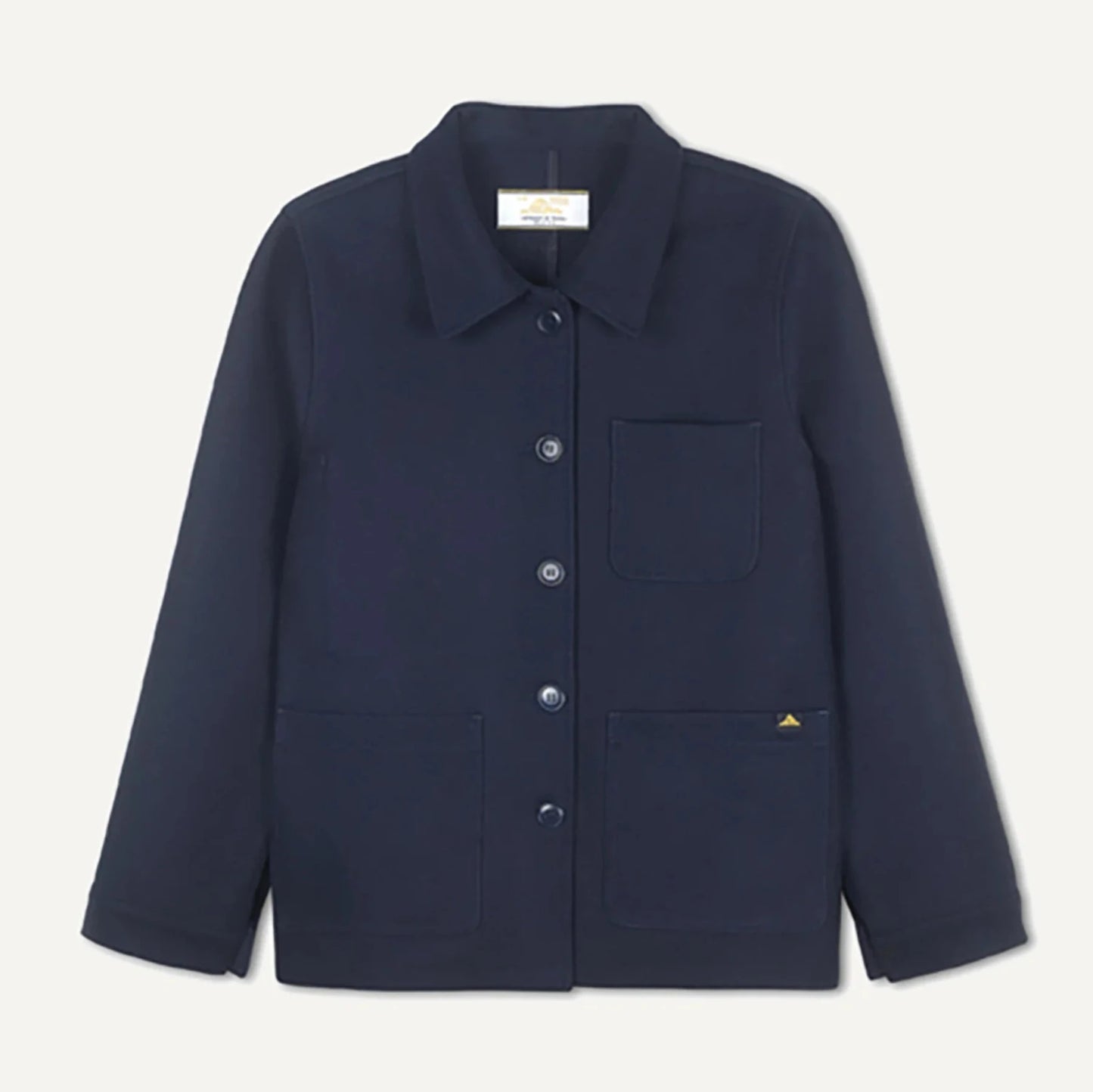 LE MONT ST MICHEL, WOOL WORK JACKET, NAVY