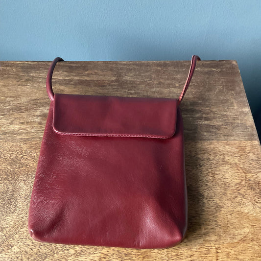 CROSSBODY BAG, BURGUNDY