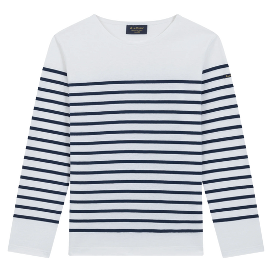 LE MINOR, MARINIÈRE, WHITE / NAVY, HOMME