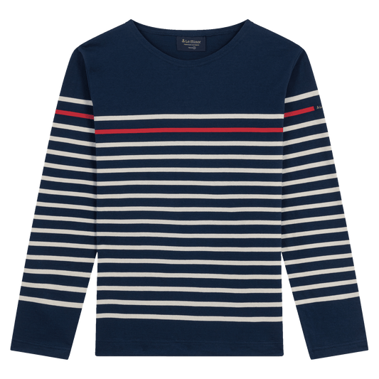 LE MINOR, MARINIÈRE, NAVY / WHITE / RED, HOMME