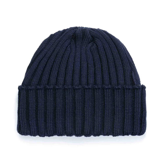 BEANIE RIBBED, LE MINOR, NAVY