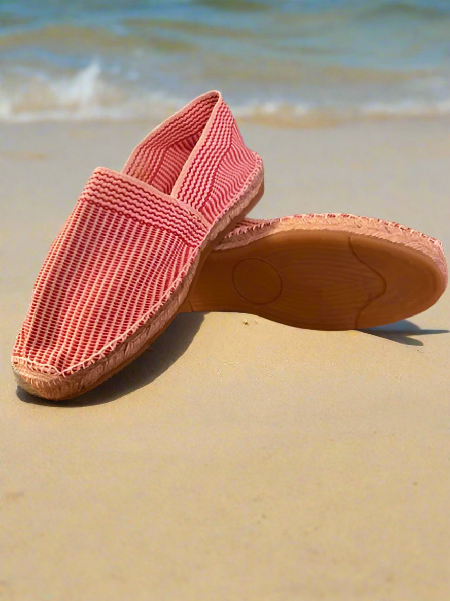 ESPADRILLE, DON QUICHOSSE, RED STRIPED