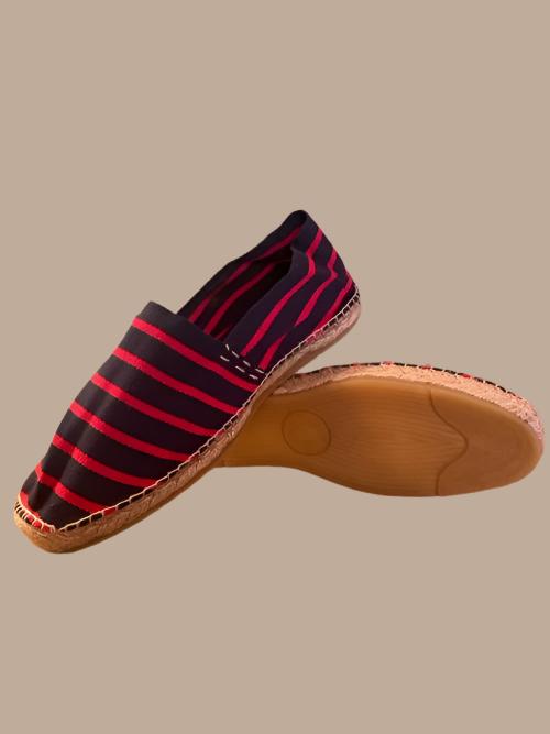 ESPADRILLE, DON QUICHOSSE, BLUE / RED STRIPED